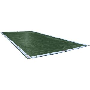 imageRobelle 18 x 40 ft Heavy Duty Green Winter Pool Cover for Inground Pools 5 ft Overlap 23 x 45 ft Cover Size Solid 8 x 8 Scrim 236 ozyd2 10Year Warranty Style 321840RProfessional