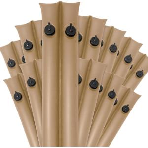 imageRobelle 8 ft 12Pack Extra Heavy Duty Tan Double Chamber Pool Cover Weights 42 MM Thick Vinyl Pool Water Bags Water TubesCommercial