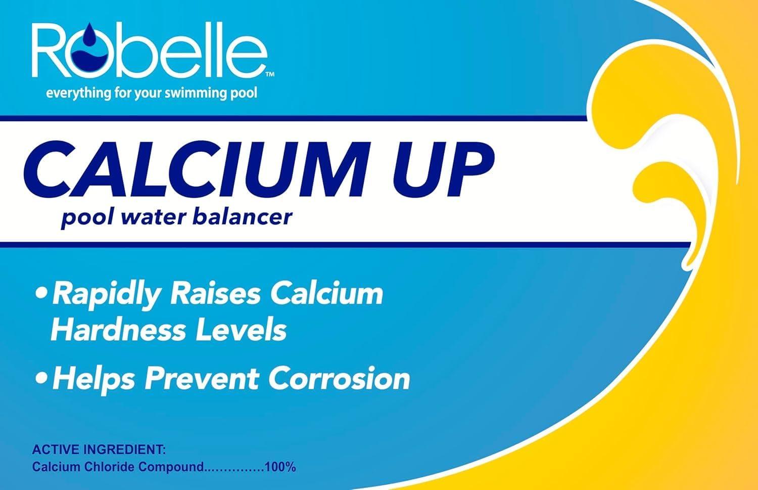imageRobelle 25Pounds Premium Pool Calcium Up Calcium Hardness Increaser8Pounds