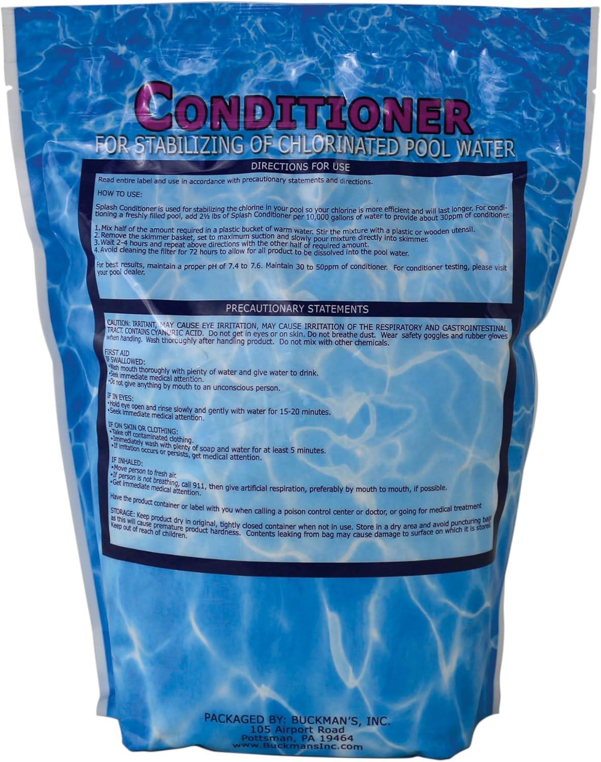 imageRobelle 7Pounds Premium Chlorine Stabilizer and Conditioner Concentrated Cyanuric Acid for Pools Pool Stabilizer Helps Chlorine Last Longer40Pounds