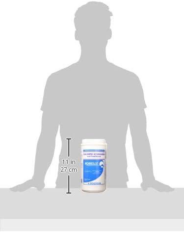 imageRobelle 7Pounds Premium Chlorine Stabilizer and Conditioner Concentrated Cyanuric Acid for Pools Pool Stabilizer Helps Chlorine Last Longer4Pounds