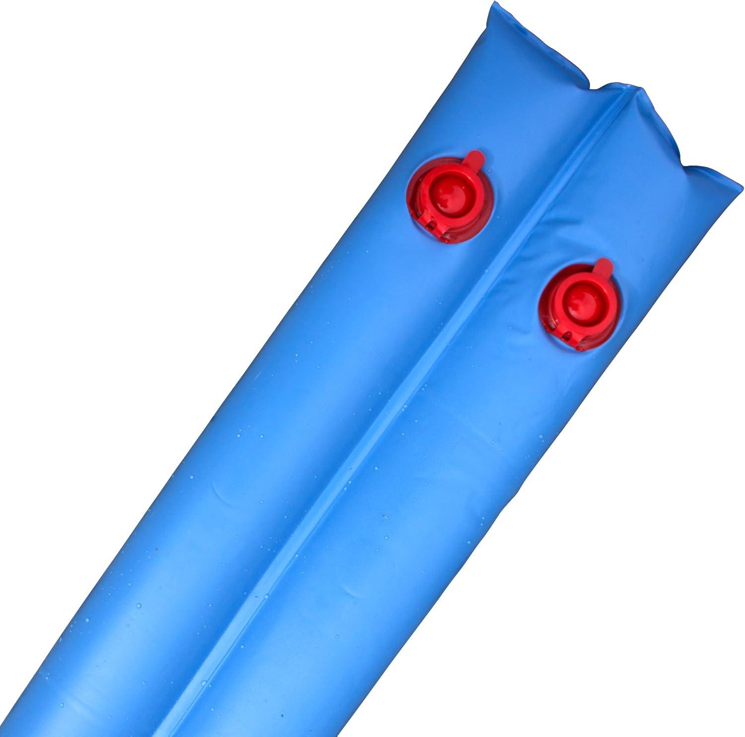 imageRobelle 8 ft 6Pack Extra Heavy Duty Blue Double Chamber Pool Cover Weights 42 MM Thick Vinyl Pool Water Bags Water TubesHeavy Duty