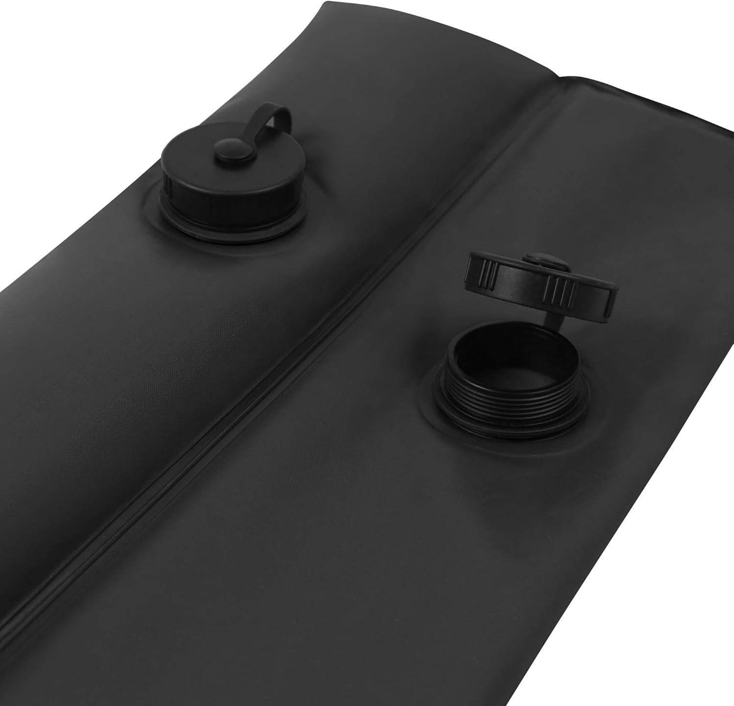 imageRobelle 8 ft 6Pack Premium Black Double Chamber Pool Cover Weights Premium Double Seams 42 MM Thick Vinyl Pool Water Bags Oversized Screw Valve Cap Water TubesCommercial