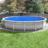 imageRobelle 15 Ft BlueSilver Extra Heavy Duty Solar Cover for Above Ground Pool Pool Solar Cover 8Mil Thick 5Year Warranty Made in USA18ft Pool