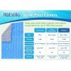 imageRobelle 16 x 32 Ft BlueSilver Premium Solar Pool Covers for Inground Pools Pool Solar Cover 10Mil Thick 10Year Warranty Made in USA4 x 8ft Pool Step