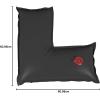 imageRobelle 2 ft Corner 4Pack Heavy Duty Black Pool Cover Weights 33 MM Thick Vinyl Pool Water Bags Water TubesBlack