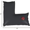 imageRobelle 2 ft Corner 4Pack Heavy Duty Black Pool Cover Weights 33 MM Thick Vinyl Pool Water Bags Water TubesBlack