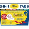 imageRobelle 20Pounds Premium 5In1 MultiPurpose Tabs Chlorine Tablets 3 Inch Sanitizer Clarifier Stain Inhibitor Algae Control Descaler Sunlight Protector All In One Made In USA25Pounds