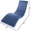 imageRobelle Premium Poolside Patio Chaise Lounge Chair ChocolateBlue