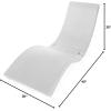 imageRobelle Premium Poolside Patio Chaise Lounge Chair ChocolateVanilla