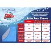 imageSpaChoice 12 x 24 Ft Blue Premium Oval Solar Cover for Above Ground Pool Pool Solar Cover 8Mil Thick 3Year Warranty Made in USA15 x 30ft Pool