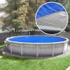 imageRobelle 15 Ft BlueSilver Extra Heavy Duty Solar Cover for Above Ground Pool Pool Solar Cover 8Mil Thick 5Year Warranty Made in USA15ft Pool
