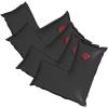 imageRobelle 2 ft Corner 4Pack Heavy Duty Black Pool Cover Weights 33 MM Thick Vinyl Pool Water Bags Water TubesBlack
