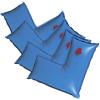 imageRobelle 2 ft Corner 4Pack Heavy Duty Black Pool Cover Weights 33 MM Thick Vinyl Pool Water Bags Water TubesBlue