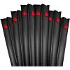 imageRobelle 4 ft 6Pack Heavy Duty Black Double Chamber Pool Cover Weights 33 MM Thick Vinyl Pool Water Bags Water TubesBlack
