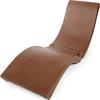 imageRobelle Premium Poolside Patio Chaise Lounge Chair ChocolateBrown