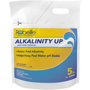 imageRobelle 10Pounds Premium Alkalinity Up for Pools Alkalinity Increaser for Swimming Pools 100 Sodium Bicarbonate5Pounds