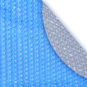 imageRobelle 12 x 24 Ft BlueSilver Extra Heavy Duty Oval Solar Cover for Above Ground Pool Pool Solar Cover 8Mil Thick 5Year Warranty Made in USA12 x 24ft Pool