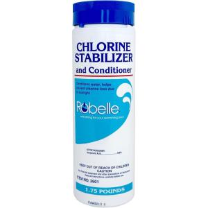 imageRobelle 175Pounds Premium Chlorine Stabilizer and Conditioner Concentrated Cyanuric Acid for Pools Pool Stabilizer Helps Chlorine Last Longer Made in USA1Pack