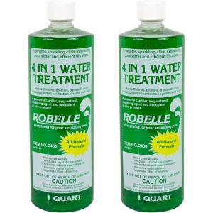 imageRobelle 1Quart 2Pack Premium Water Brightener and Clarifier Pool Clarifier Made in USA2Pack