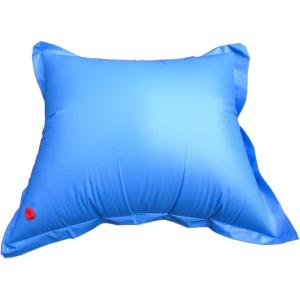 imageRobelle 4 ft x 15 ft 1Pack Heavy Duty Pool Pillow for Winterizing Above Ground Pools 22 MM Thick Vinyl Reinforced Grommets Winter Pool Pillow4 x 4 Square