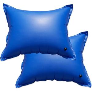 imageRobelle 4 ft x 8 ft 2Pack Heavy Duty Pool Pillow for Winterizing Above Ground Pools 22 MM Thick Vinyl Reinforced Grommets Winter Pool Pillow5 x 4 Rectangular