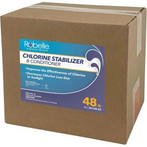 imageRobelle 7Pounds Premium Chlorine Stabilizer and Conditioner Concentrated Cyanuric Acid for Pools Pool Stabilizer Helps Chlorine Last Longer Made in USA48Pounds
