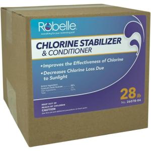 imageRobelle 7Pounds Premium Chlorine Stabilizer and Conditioner Concentrated Cyanuric Acid for Pools Pool Stabilizer Helps Chlorine Last Longer28Pounds