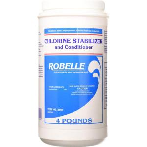 imageRobelle 7Pounds Premium Chlorine Stabilizer and Conditioner Concentrated Cyanuric Acid for Pools Pool Stabilizer Helps Chlorine Last Longer4Pounds