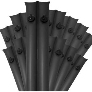 imageRobelle 8 ft 12Pack Extra Heavy Duty Black Double Chamber Pool Cover Weights 42 MM Thick Vinyl Pool Water Bags Water TubesCommercial