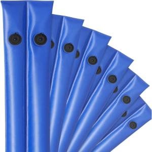imageRobelle 8 ft 6Pack Extra Heavy Duty Blue Double Chamber Pool Cover Weights 42 MM Thick Vinyl Pool Water Bags Water TubesPremium