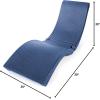 imageRobelle Premium Poolside Patio Chaise Lounge Chair BlueBlueberry